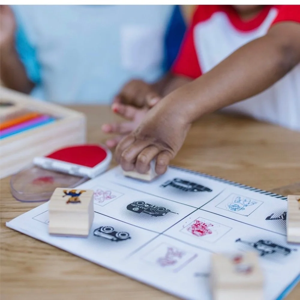 New Melissa & Doug Paw Patrol 25 piece Stamp Set